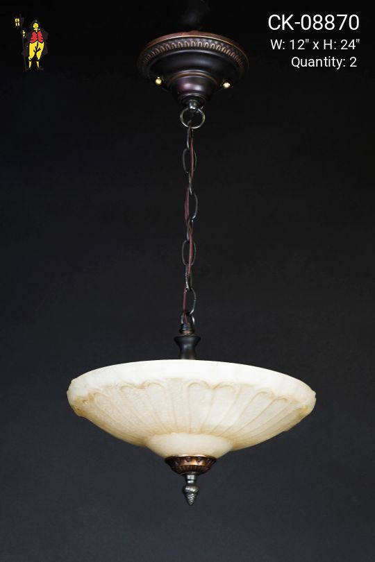 Hanging Glass Bowl Fixture