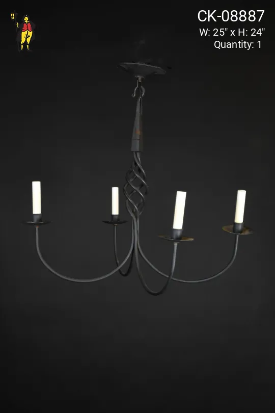 Wrought Iron Chandelier