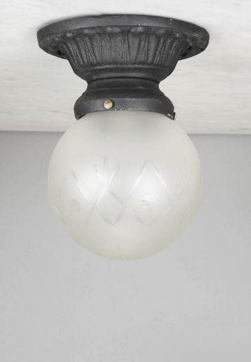 Iron Flush Mount Ceiling Fixture