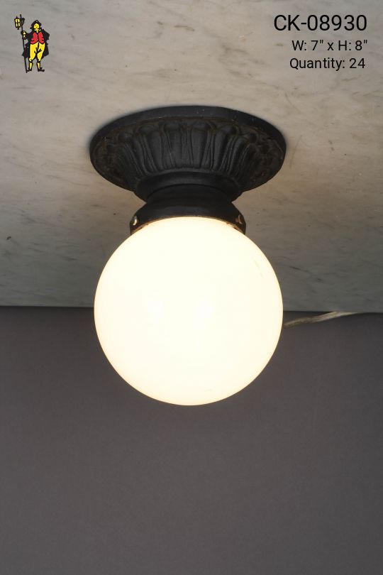 Iron Flush Mount Ceiling Fixture