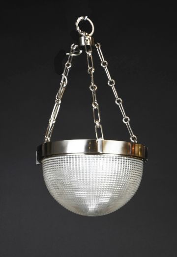 Chrome & Glass Bowl Fixture