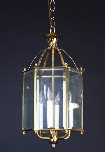 Municipal Brass Hanging Lantern