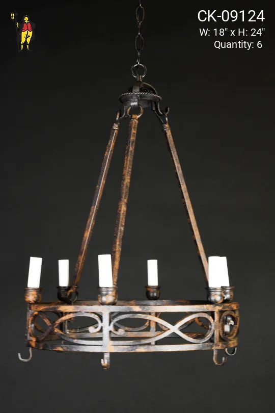 Gothic Iron Chandelier