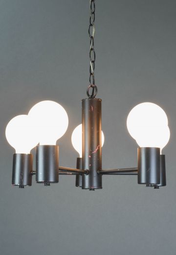 Painted Black Chandelier