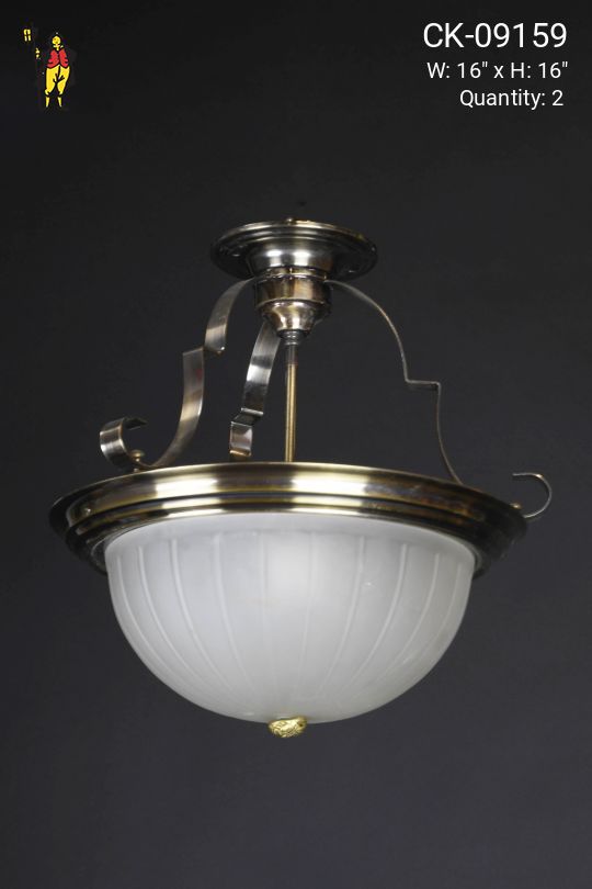 Flush Mount Decorative Bowl Fixture