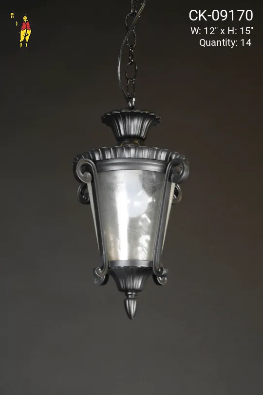 Small Black Hanging Lantern