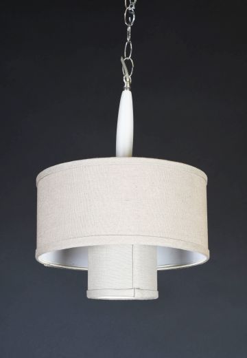 Hanging Fabric Drum Shade Fixture