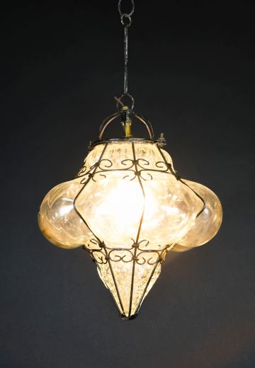 Glass Lantern Pendant