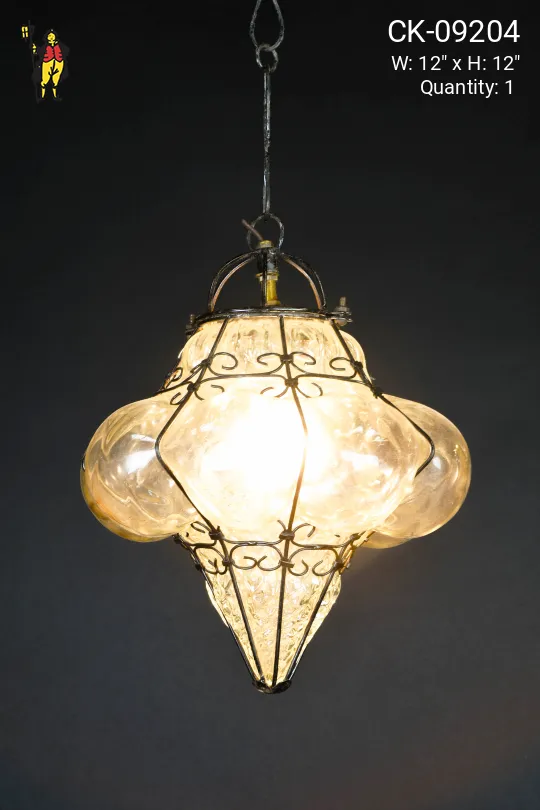 Glass Lantern Pendant