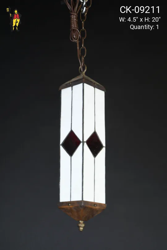 Art Glass Hanging Lantern