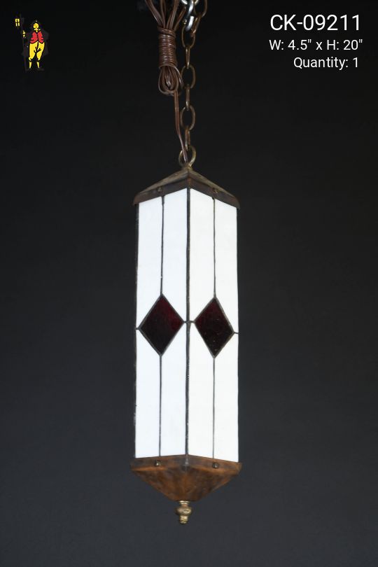 Art Glass Hanging Lantern