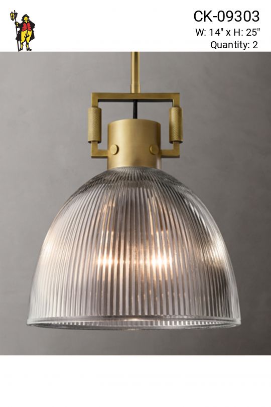 Halophane Shade Hanging Fixture