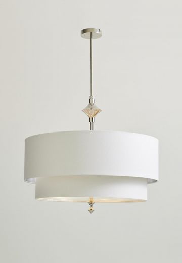 Fabric Shade Hanging Pendant