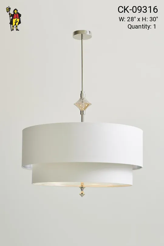 Fabric Shade Hanging Pendant