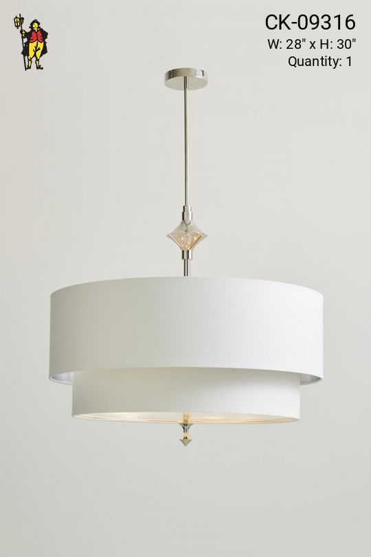 Fabric Shade Hanging Pendant