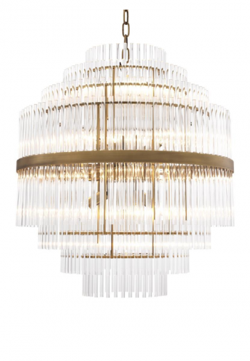 Modern Glass Layer Chandelier