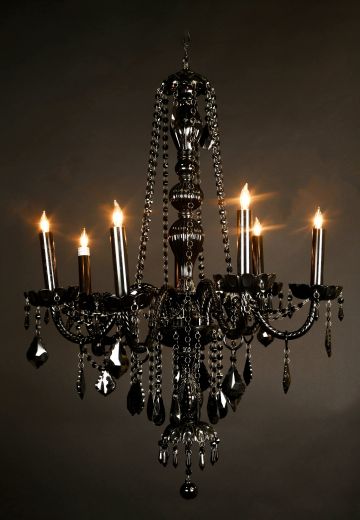 Black Crystal Chandelier