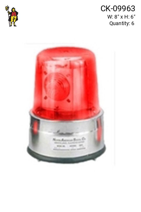 Red Rotating Beacon Light