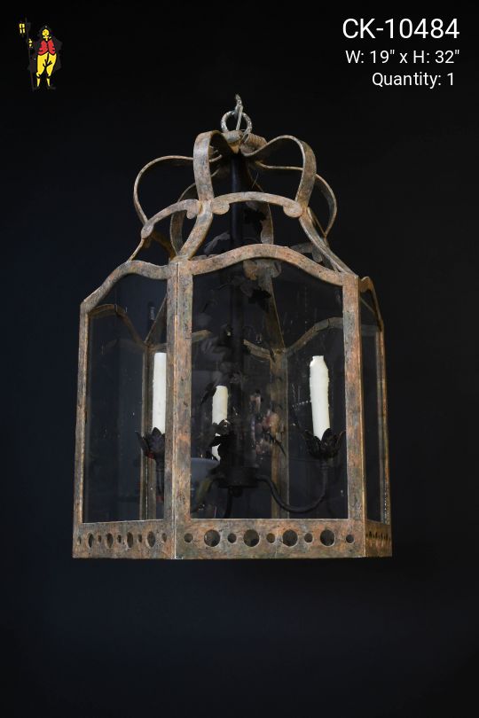 Oversize Three Candle Hanging Lantern