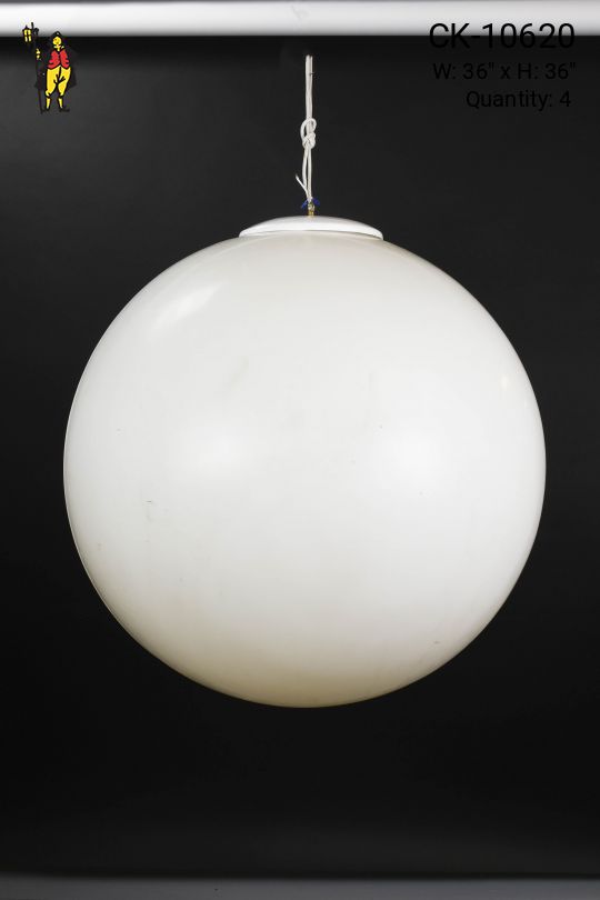 36" Hanging Plastic Globe