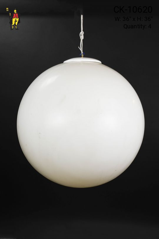 36" Hanging Plastic Globe
