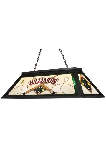 Tiffany Style Bronze Billiards Light
