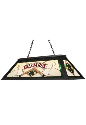 Tiffany Style Bronze Billiards Light