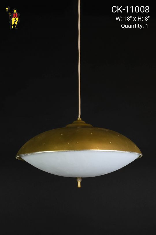 Brass Mid Century Hanging Pendant