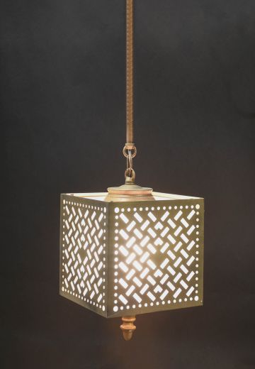 Art Deco Lantern Style Hanging Pendant