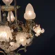 Brass Art Nouveau Chandelier #3