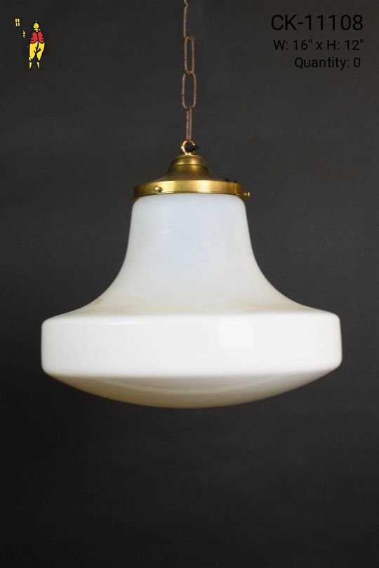 16" Glass Globe Pendant