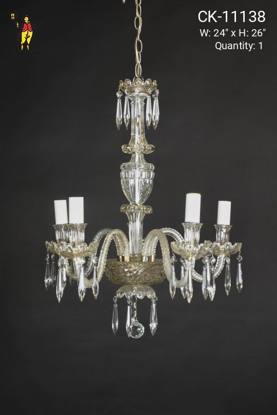 Crystal Five Light Chandelier