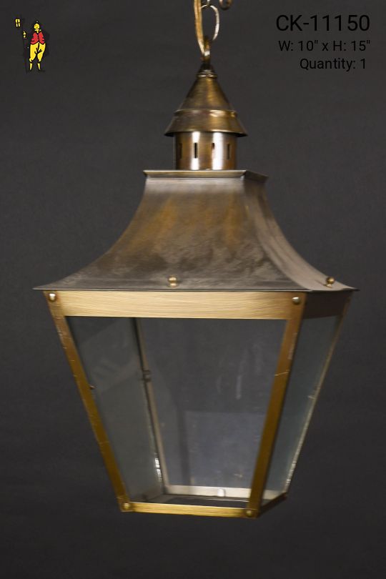 Antique Brass Hanging Lantern