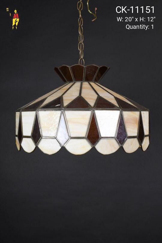 Slag Glass Hanging Pedant