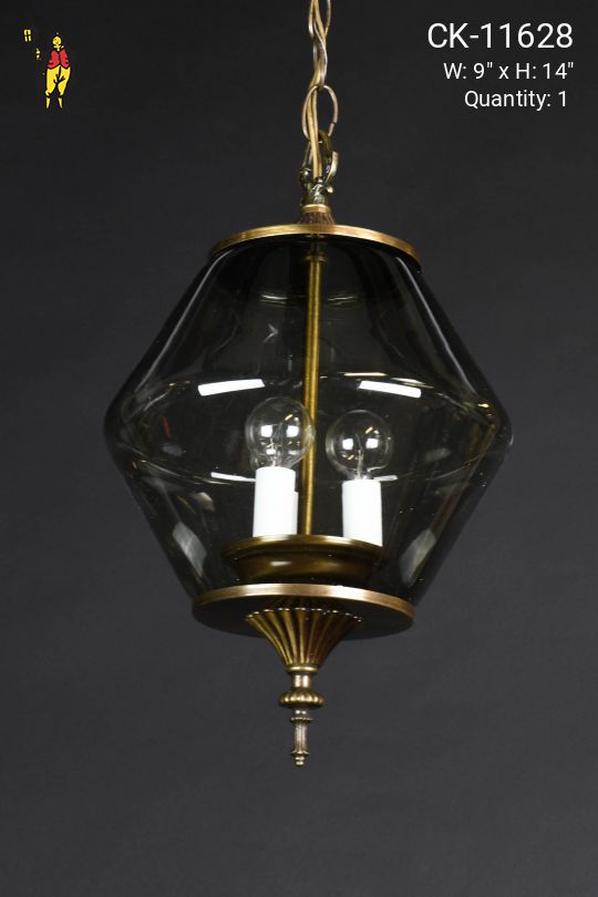 Smoked Glass Hanging Pendant