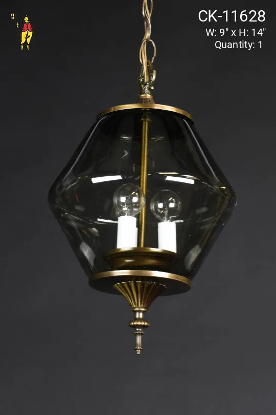Smoked Glass Hanging Pendant