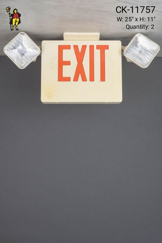 Adjustable Halogen Light Exit Sign