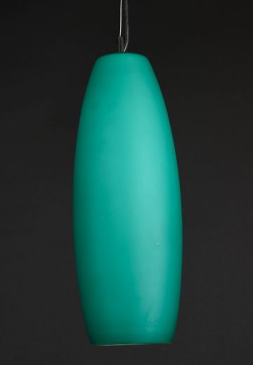 Modern Aqua Glass Hanging Pendant