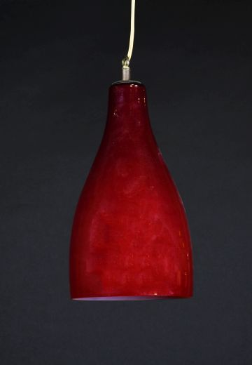 Red Glass Hanging Pendant