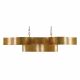 Grand Gold Oval Chandelier #0