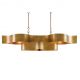 Grand Gold Oval Chandelier #1