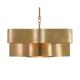 Grand Gold Oval Chandelier #2