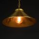 12" Brass Metal Reflector Pendant #0