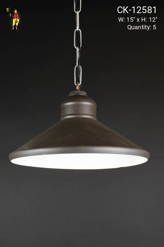 Bronze Hanging Reflector