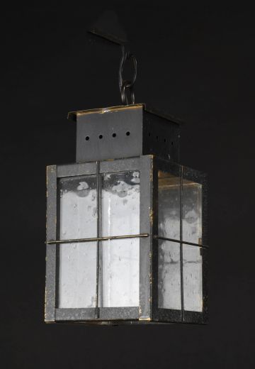 Small Black Square Hanging Lantern