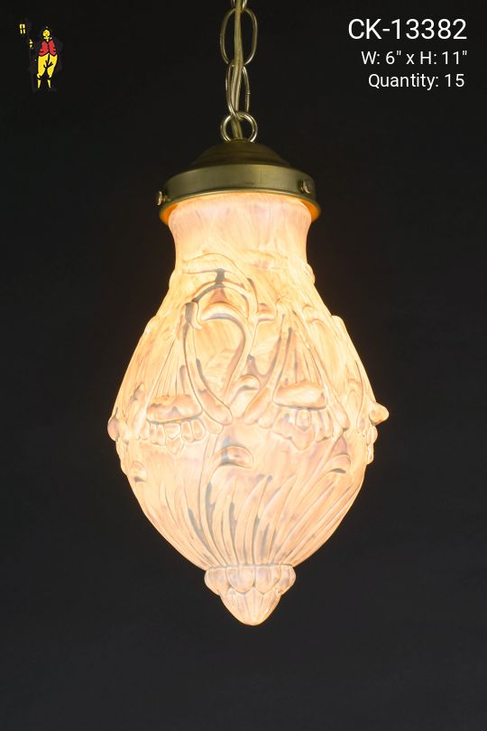 11" Molded Glass Globe