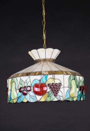 Fruit Art Glass Hanging Pendant