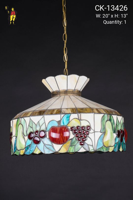 Fruit Art Glass Hanging Pendant