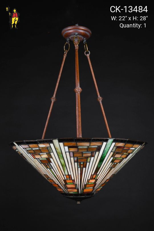 Art Glass Hanging Bowl