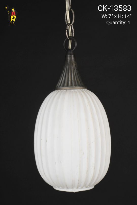 7" Hanging Glass Pendant